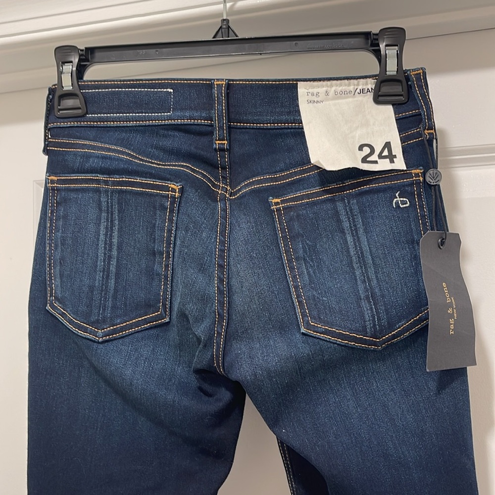Rag & Bone Skinny Maternity Jeans Bedford NWT Size 24 Pregnancy Denim Pants